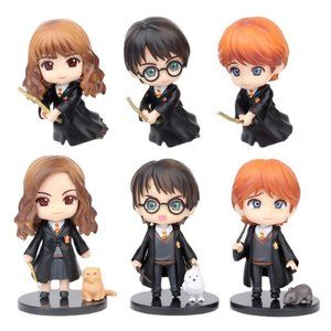 6 Harry Potter Cartoon Character Dolls
